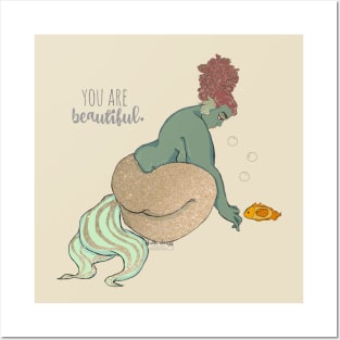 you are beautiful. Posters and Art
